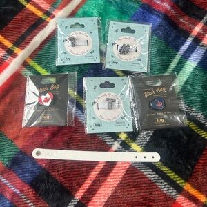 Lug Sparkle Band 8.6" and an assortment of Charms